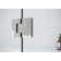 Stellar 73.5 in. x 78 in. Fully Frameless 3 Panel Inline Hinge Shower Door