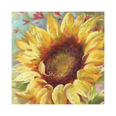 Sunny 1 Piece Wrapped Canvas Wall Art