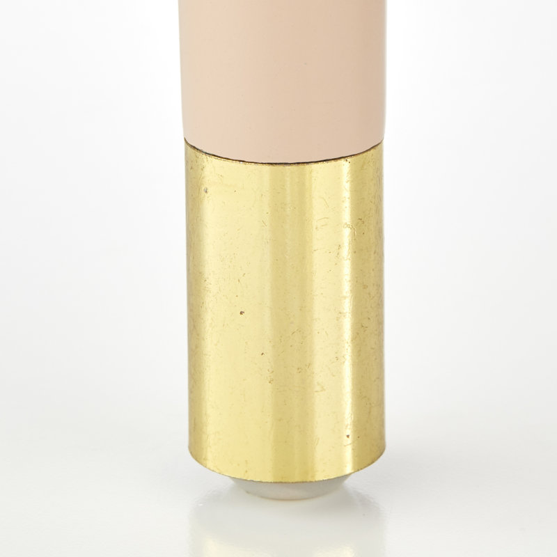 Camylle End Table with Storage, Blush Pink/Gold