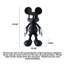 Ornement Mickey moderne et minimaliste