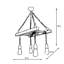Medrano 4 - Light Walnut/Black Kitchen Island Pendant