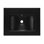 Comptoir de meuble-lavabo en céramique noir mat 24 po Swiss Madison