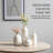 Modern Ceramic Vase Set, Decorative Vases for Home Shelf Decor, 4 Piece Collection-1720440352