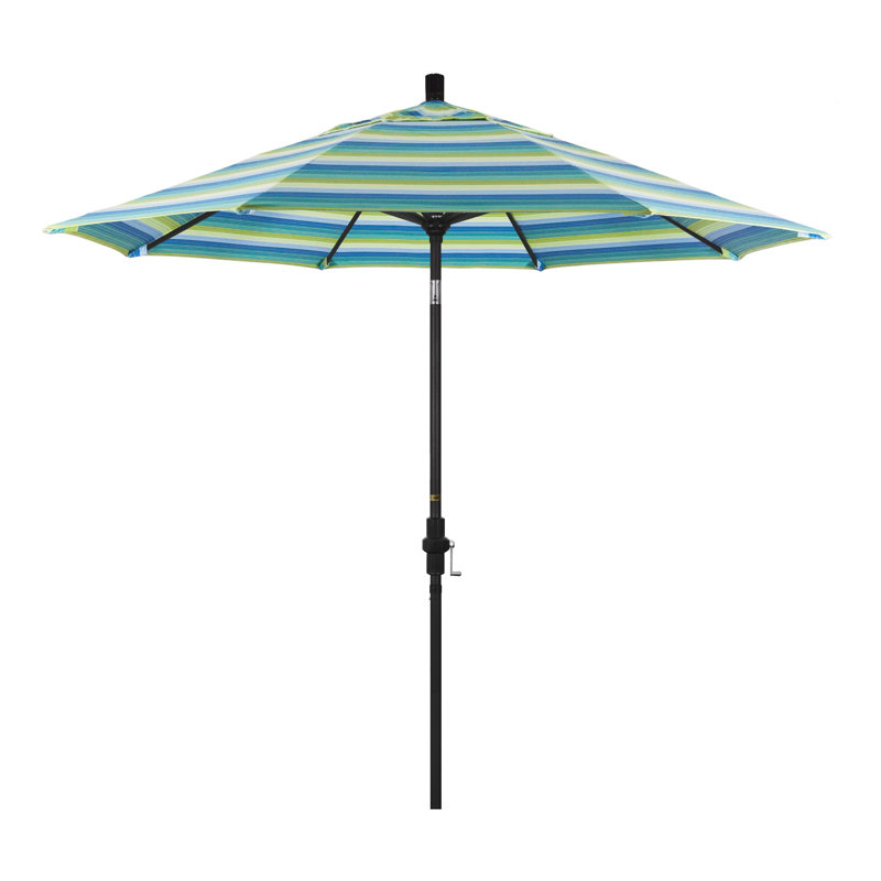 Parasol 9 'Market Sunbrella, Sunbrella® bord de mer Séville rayé