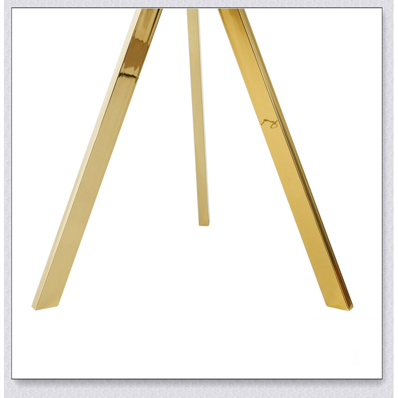 Table repas, Doré, H 29,5 po x L 47,2 po x l 47,2 po