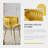 Evanni Velvet Upholstered Metal Side Chair-1219530802-1233138656