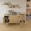 Buffet 62 "avec rangement avec 3 tiroirs et 3 portes