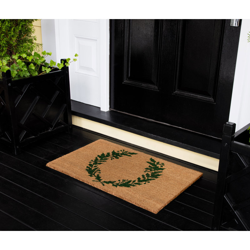 Park Non-Slip Christmas Outdoor Doormat, Green, 18'' W X 30'' L