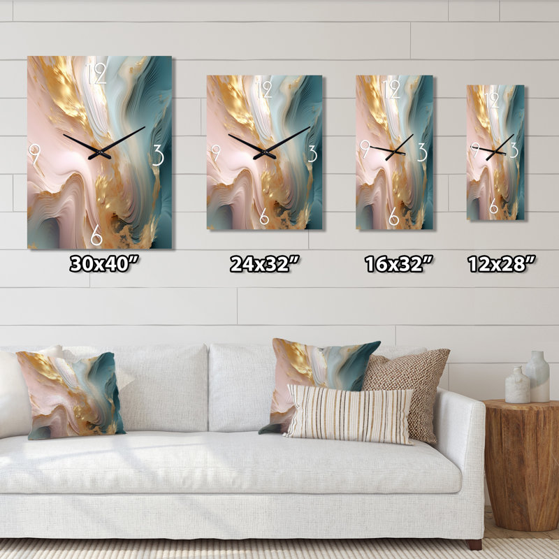 Horloge murale Delicate Wave Symphony, Petit