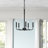 Aarshiya 5 - Light Steel Dimmable Chandelier-1981160617-1981160618