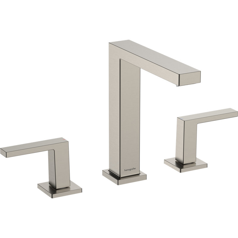 hansgrohe Tecturis E Widespread Faucet 150, 1.2 GPM, Brushed Black Chrome