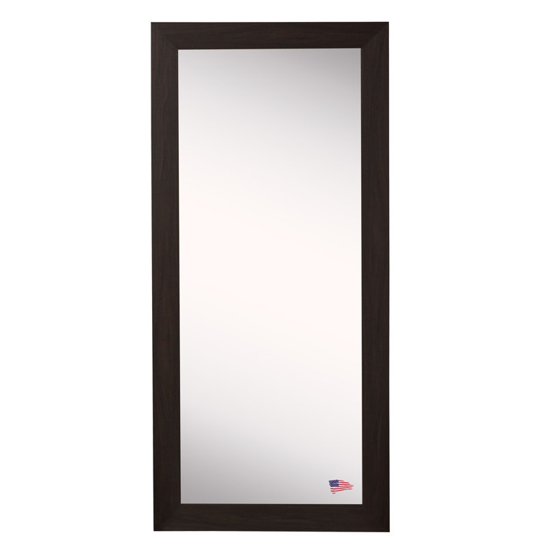 Miroir décoratif, Noir et noyer
