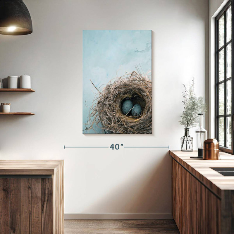 Brampt Blue Egg Nest, 39" H x 26" W