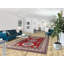 Tapis oriental rouge fait à la main Kazak