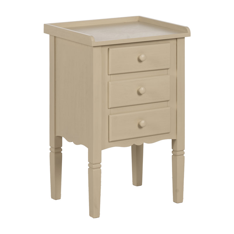 Ellemaie 43cm W Manufactured Wood Bedside Table