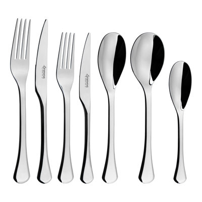 Rivers Collection 56 Piece Stainless Steel Cutlery Set , Service for 8, Rother