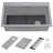 Ruvati 33-inch Granite Composite Quartz Workstation Drop-in Topmount Kitchen Sink Urban Gray --63646587