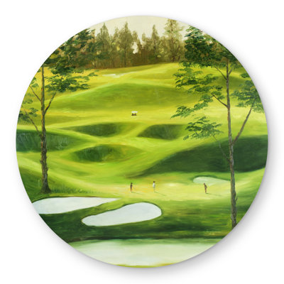 Big Golf Course Rug - Man Cave Sports & Games Outdoor Decor
