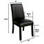 Chaise parsons rembourrée Bremer-2018811859