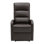 Fauteuil inclinable contemporain en similicuir brun Dormi par Lumisource