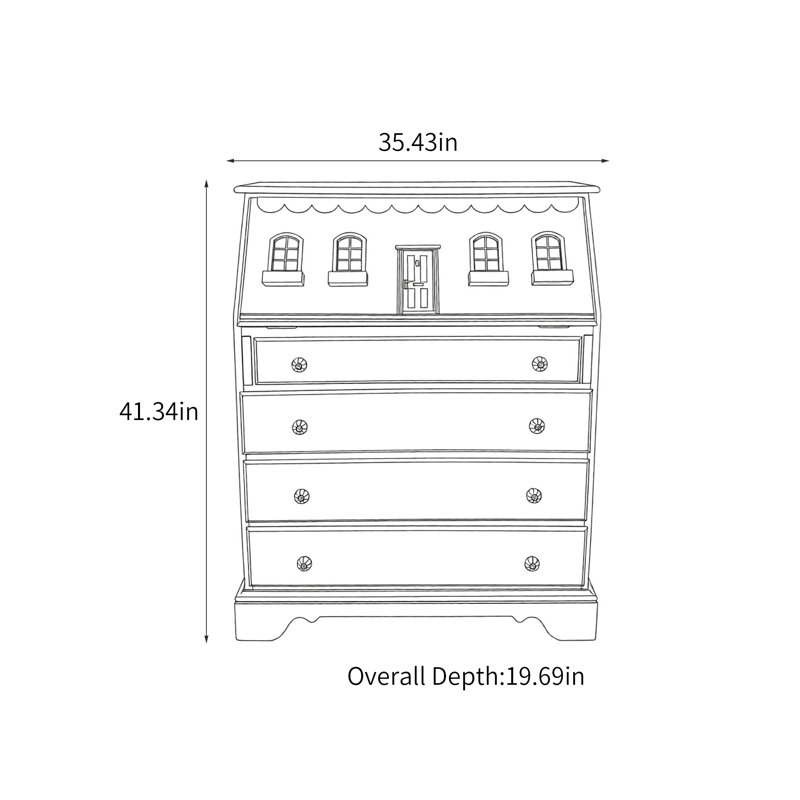 Armoire décorative de charme