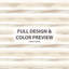Ensemble de literie à rayures 6 pièces - Ensemble de literie et de coussins modernes en lin doux beige et blanc-132020309