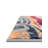 Machine Woven Polypropylene Area Rug in Teal/Orange/Beige-88520883