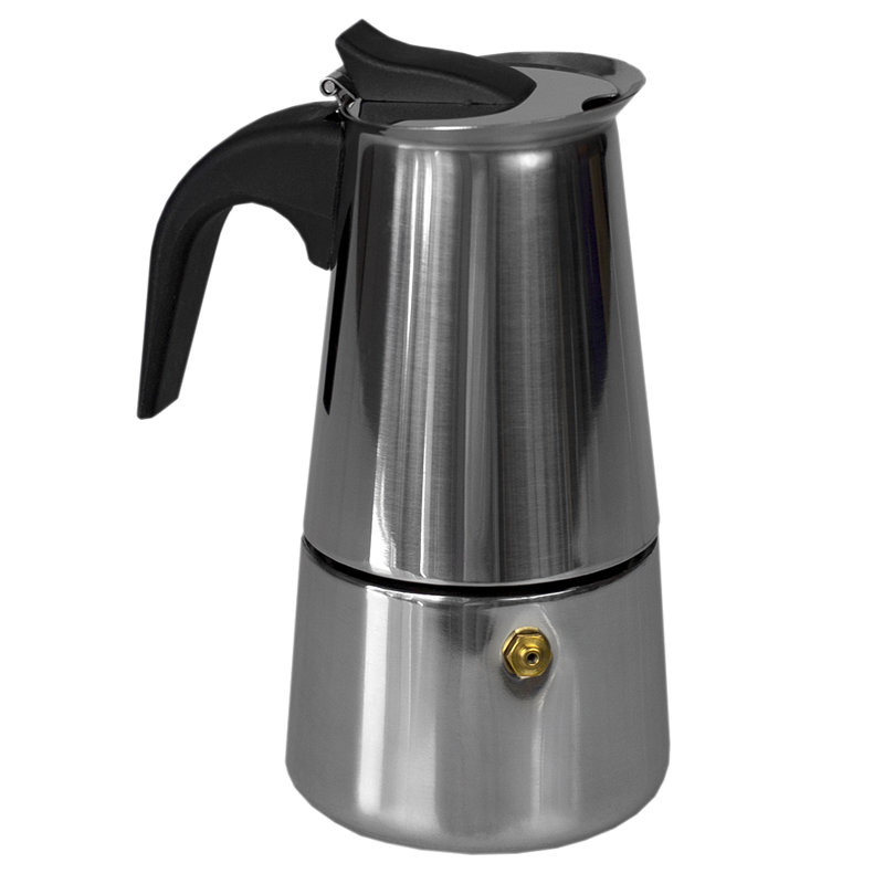 Home Basics Stovetop Cappuccino & Espresso Maker, 4 Shots