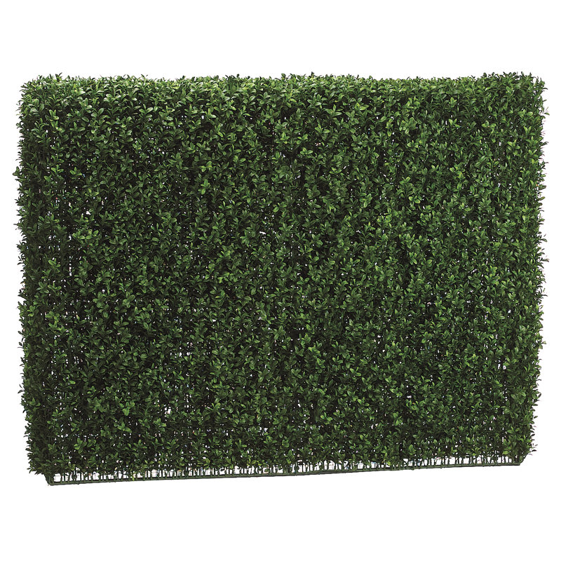 Faux Boxwood Hedge, 33" H x 8" W x 39" D