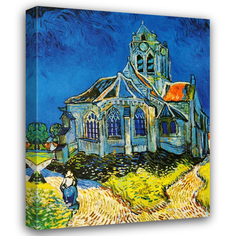 Église à Auvers ISI-EY676, H 47 po x l 36 po