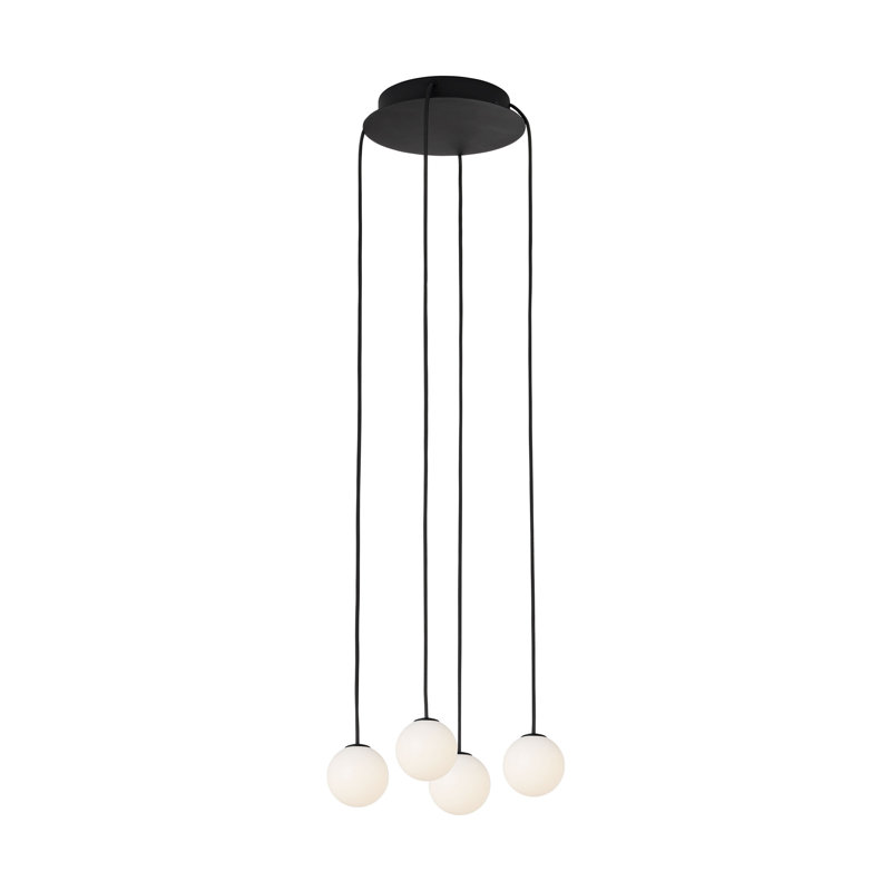 Orbet LED Chandelier, Nightshade Black