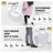 Vittuone Elongated Smart Bidet Toilet with Clean Foam Shield Splash Proof,Uv Sterilization,Aroma Diffuser,Blackout Flush,Built in Tank,Auto-Open & Close Lid,Heated Seat,Warm Air Dryer,Adjustable Water Temp/Pressure,Warm Wash/Dryer,Men's flush recognition