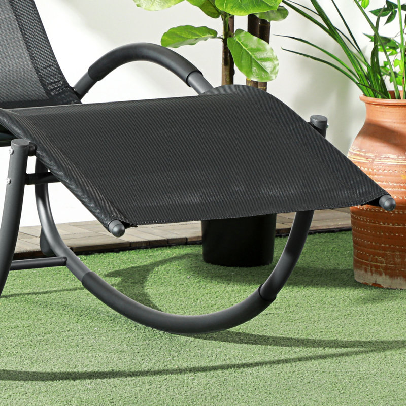 Ogbu Metal Rocking Chair