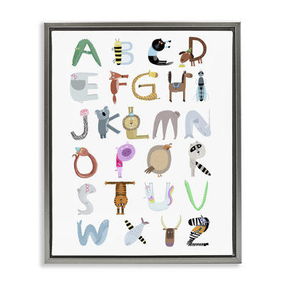 Alphabet en forme d'animal