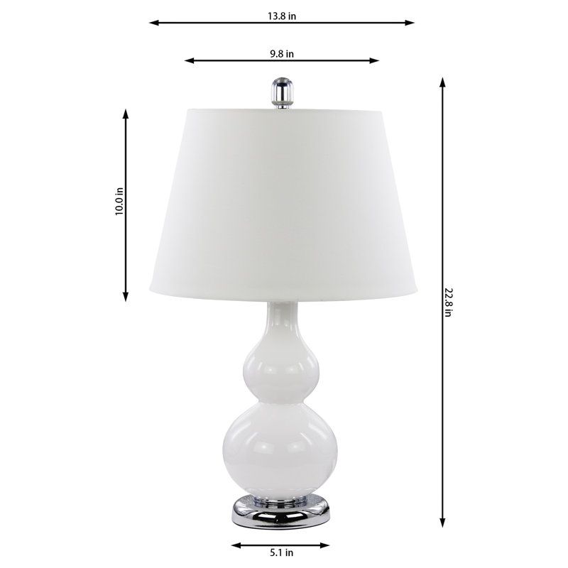 Jayden Metal Table Lamp, White