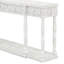 Console rétro pour chambre à coucher avec 4 tiroirs de rangement et 1 tablette-1629833409