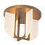 Anders 17-in Black dimmable LED Semi-Flush Mount-1754981060