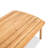 Solid Wood Oval Patio Coffee Table