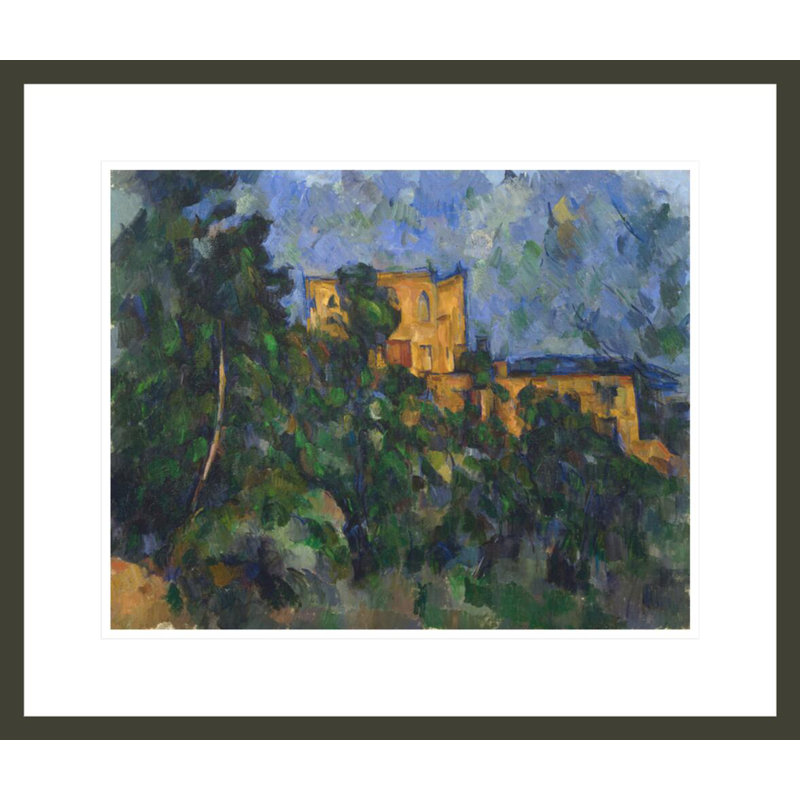 Château noir par Paul Cézanne, H 17,75 po x l 20,88 po