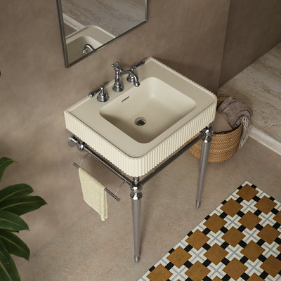 Freestanding Standard With Ceramic Top