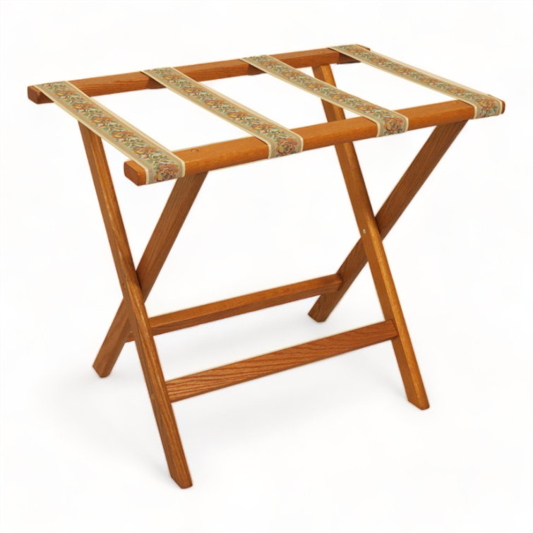 Folding Solid Wood Luggage Rack