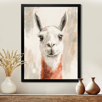 Lama des Andes - Tableau encadré
