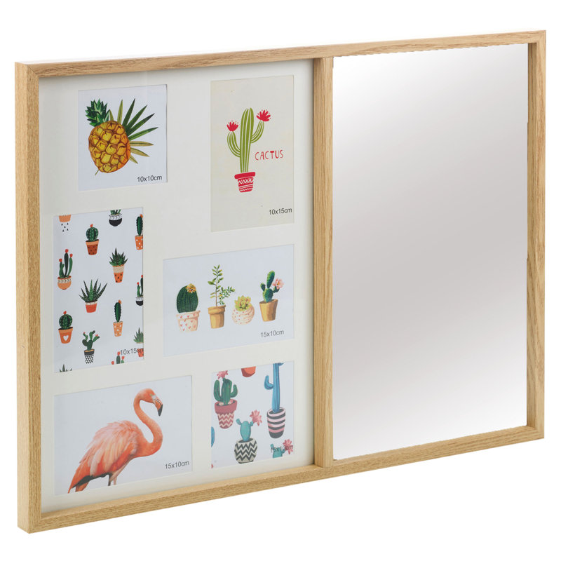 Precita Brown Wood Matte Picture Frame, 41cm H x 57cm W x 3cm D