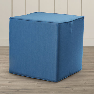 Kaiya Outdoor Ottoman with Sunbrella Cushion
