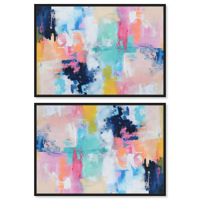 «Fluid Drift», ensemble sur toile par Art Remedy
