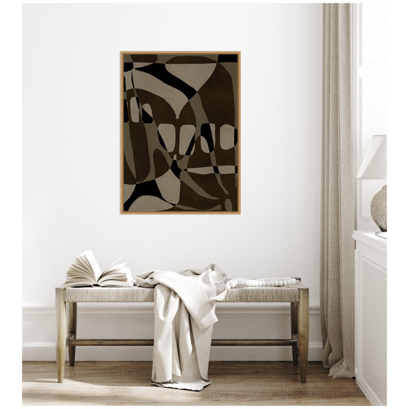 «Contour 1» par Shatha Al Dafai, reproduction d'art sur toile encadrée