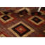 Tapis décoratif en laine de conception unique 6 pi 6 po x 9 pi 2 po noué à la main New Age