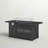 24" Steel Propane Fire Pit Table With Cover