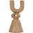 Imena 10.7'' H Resin Tabletop Candelabra
