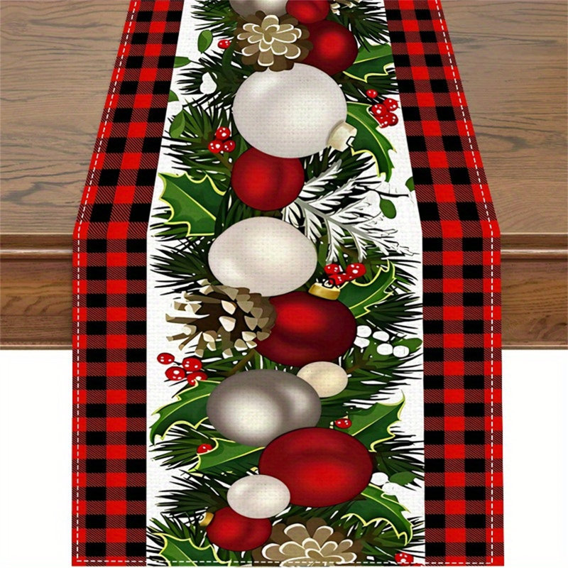 Chemin de table Christmas, Rectangle 108 po
